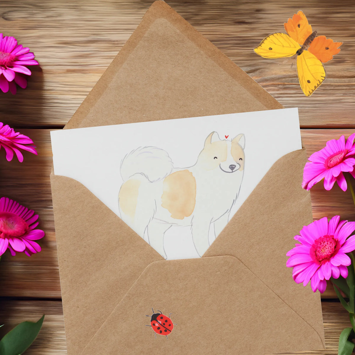 Deluxe Card Thai Bangkaew: Intelligenz trifft auf unwiderstehlichen Charme gift, animal lover, giving, dog breed, purebred dog, dog owner, puppy