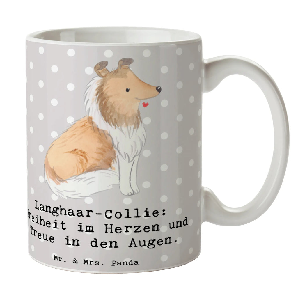 Tasse Langhaar Collie Treue Tasse mit Zitaten, Tasse mit Motiven, Tasse, Teetasse, Bürotasse, Kaffeetasse, Porzellantasse, Geschenktasse, Keramiktasse, Hund, Hunderasse, Rassehund, Hundebesitzer, Geschenk, Tierfreund, Schenken, Welpe