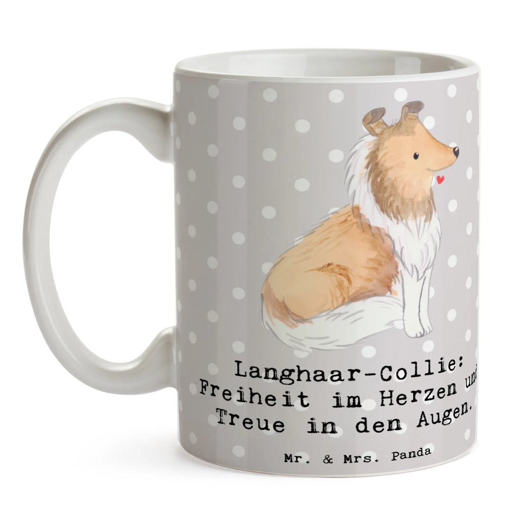 Tasse Langhaar Collie Treue Tasse mit Zitaten, Tasse mit Motiven, Tasse, Teetasse, Bürotasse, Kaffeetasse, Porzellantasse, Geschenktasse, Keramiktasse, Hund, Hunderasse, Rassehund, Hundebesitzer, Geschenk, Tierfreund, Schenken, Welpe