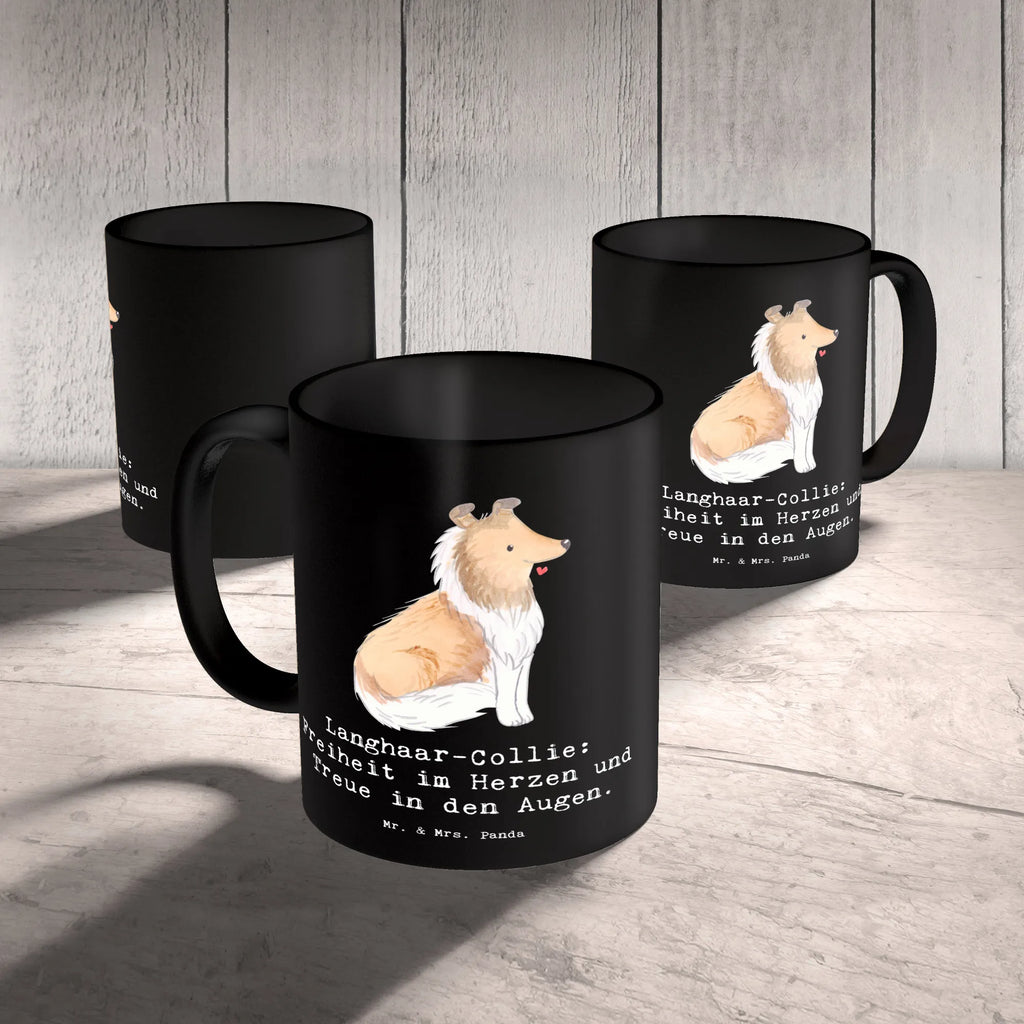 Tasse Langhaar Collie Treue Tasse mit Zitaten, Tasse mit Motiven, Tasse, Teetasse, Bürotasse, Kaffeetasse, Porzellantasse, Geschenktasse, Keramiktasse, Hund, Hunderasse, Rassehund, Hundebesitzer, Geschenk, Tierfreund, Schenken, Welpe