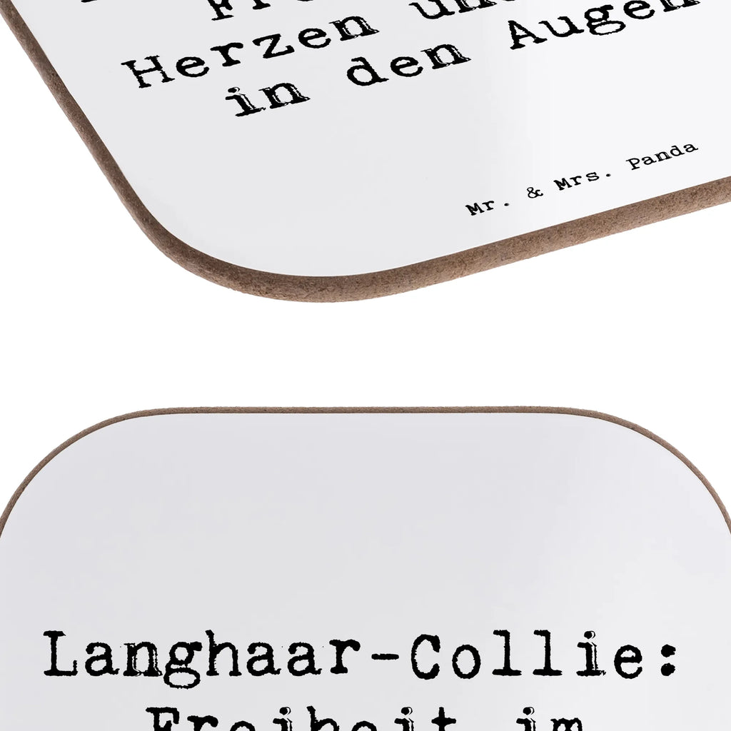 Square coaster Saying Langhaar-Collie: Freiheit im Herzen und Treue in den Augen. Bierdeckel, Untersetzer Gläser, Getränkeuntersetzer, Untersetzer, Tassen Untersetzer, Untersetzer Design, Untersetzer für Gläser, Holzuntersetzer, Korkuntersetzer, Glasuntersetzer, Untersetzer aus Holz, Untersetzer Holz, Hund, Hunderasse, Rassehund, Hundebesitzer, Geschenk, Tierfreund, Schenken, Welpe