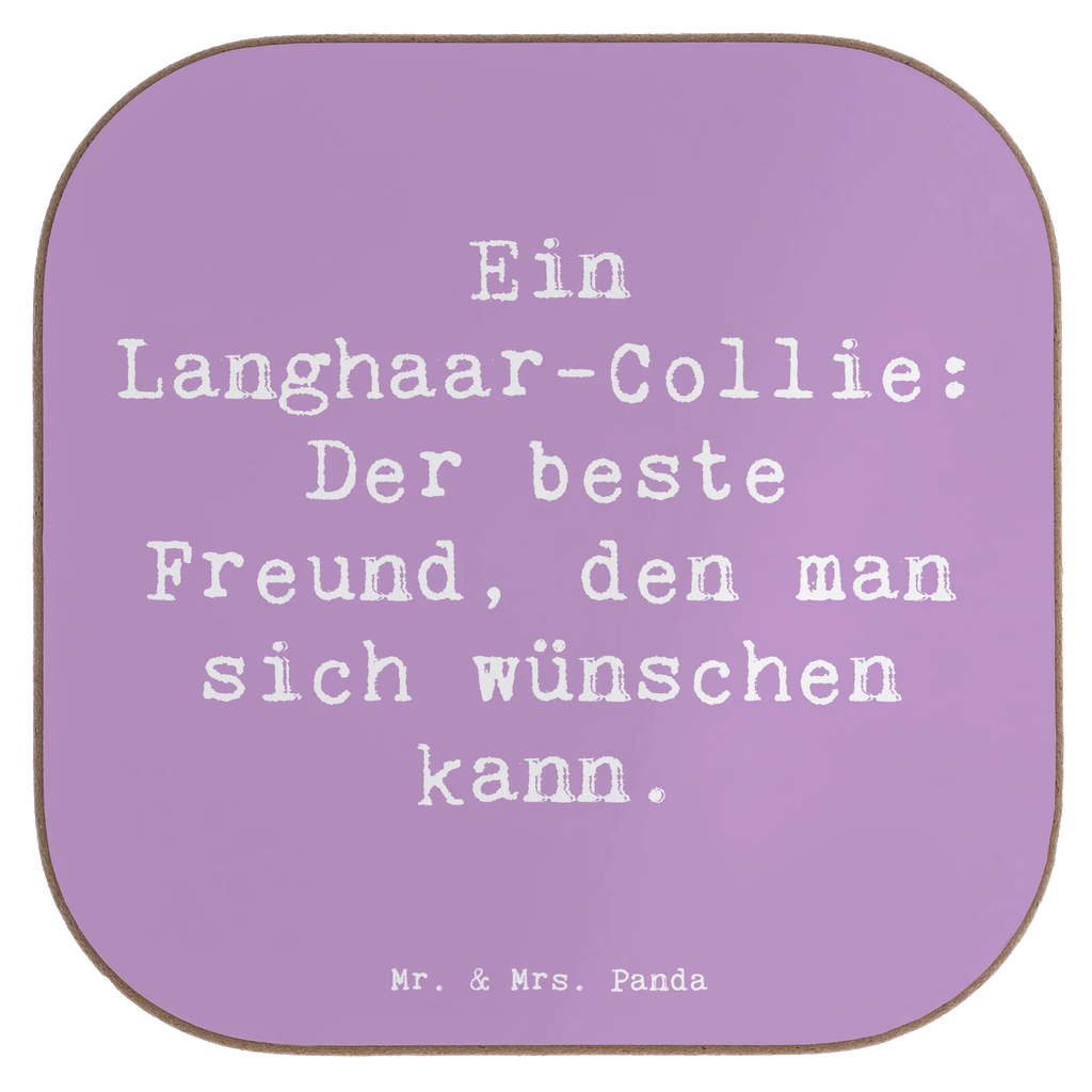 Square coaster Saying Ein Langhaar-Collie: Der beste Freund, den man sich wünschen kann. Untersetzer, Korkuntersetzer, Untersetzer für Gläser, Glasuntersetzer, Bierdeckel, Untersetzer Holz, Holzuntersetzer, Tassen Untersetzer, Getränkeuntersetzer, Untersetzer Design, Untersetzer aus Holz, Untersetzer Gläser, Hund, Hunderasse, Rassehund, Hundebesitzer, Geschenk, Tierfreund, Schenken, Welpe