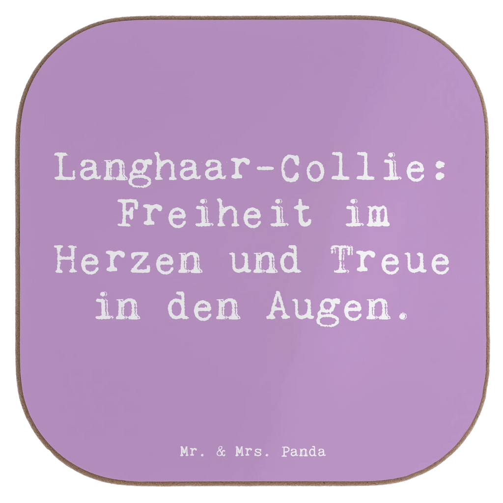 Square coaster Saying Langhaar-Collie: Freiheit im Herzen und Treue in den Augen. Bierdeckel, Untersetzer Gläser, Getränkeuntersetzer, Untersetzer, Tassen Untersetzer, Untersetzer Design, Untersetzer für Gläser, Holzuntersetzer, Korkuntersetzer, Glasuntersetzer, Untersetzer aus Holz, Untersetzer Holz, Hund, Hunderasse, Rassehund, Hundebesitzer, Geschenk, Tierfreund, Schenken, Welpe