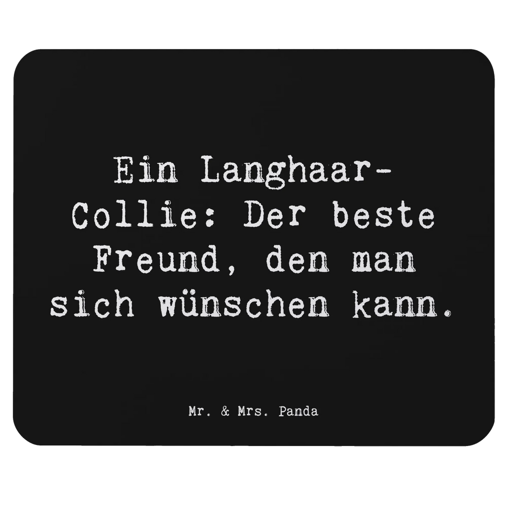 Mouse mat Saying Ein Langhaar-Collie: Der beste Freund, den man sich wünschen kann. Einzigartiges Mauspad, Designer Mauspad, Mauspad, PC Zubehör, Mousepad, Büroausstattung, Mausunterlage, Computer zubehör, Arbeitszimmer, Mauspad Büro, Hund, Hunderasse, Rassehund, Hundebesitzer, Geschenk, Tierfreund, Schenken, Welpe