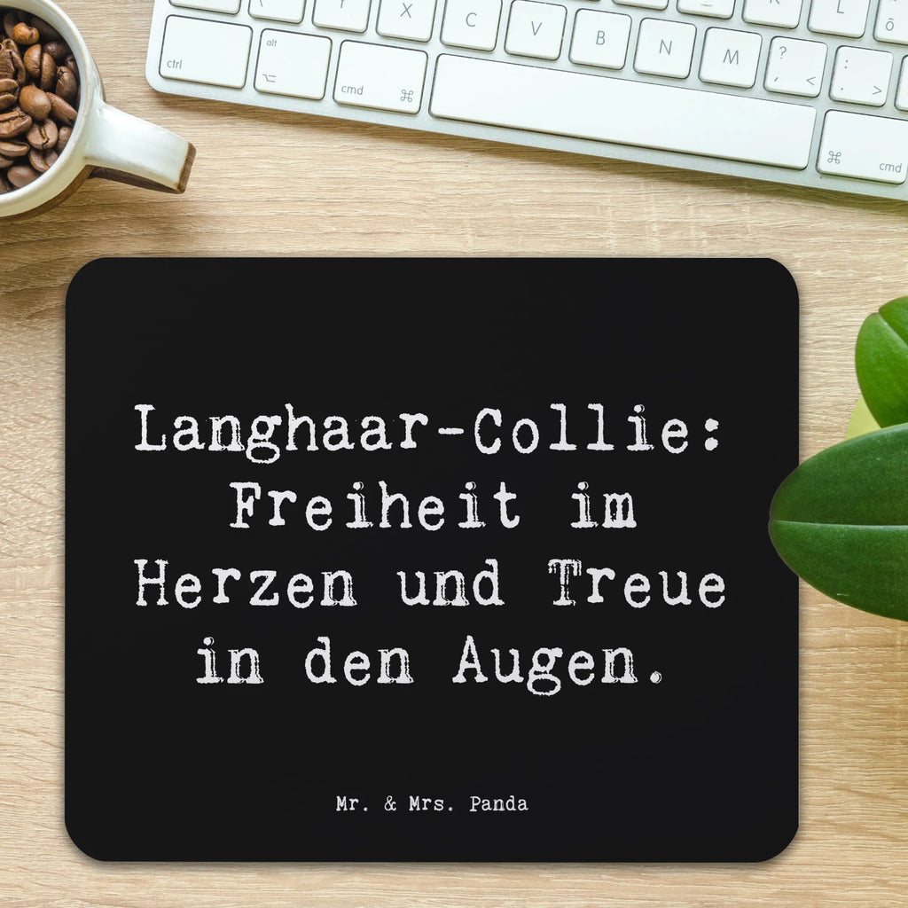 Mauspad Spruch Langhaar Collie Treue Mousepad, Büroausstattung, PC Zubehör, Computer zubehör, Mauspad Büro, Einzigartiges Mauspad, Mauspad, Mausunterlage, Designer Mauspad, Arbeitszimmer, Hund, Hunderasse, Rassehund, Hundebesitzer, Geschenk, Tierfreund, Schenken, Welpe