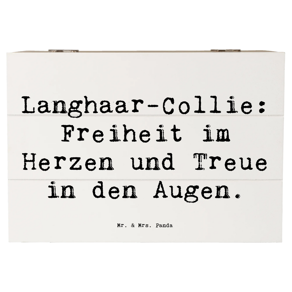 Holzkiste Spruch Langhaar Collie Treue Erinnerungsbox, Geschenkbox, Geschenkdose, XXL, Schatulle, Schatzkiste, Erinnerungskiste, Holzkiste, Truhe, Dekokiste, Aufbewahrungsbox, Kiste, Hund, Hunderasse, Rassehund, Hundebesitzer, Geschenk, Tierfreund, Schenken, Welpe