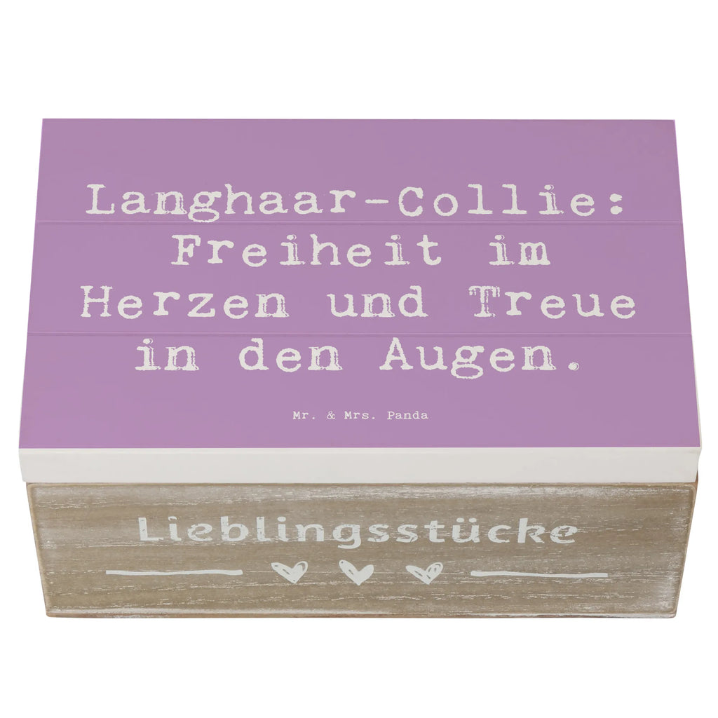 Holzkiste Spruch Langhaar Collie Treue Erinnerungsbox, Geschenkbox, Geschenkdose, XXL, Schatulle, Schatzkiste, Erinnerungskiste, Holzkiste, Truhe, Dekokiste, Aufbewahrungsbox, Kiste, Hund, Hunderasse, Rassehund, Hundebesitzer, Geschenk, Tierfreund, Schenken, Welpe