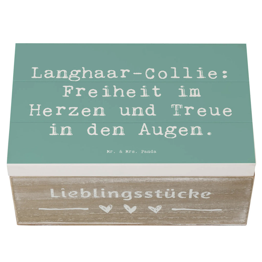 Holzkiste Spruch Langhaar Collie Treue Erinnerungsbox, Geschenkbox, Geschenkdose, XXL, Schatulle, Schatzkiste, Erinnerungskiste, Holzkiste, Truhe, Dekokiste, Aufbewahrungsbox, Kiste, Hund, Hunderasse, Rassehund, Hundebesitzer, Geschenk, Tierfreund, Schenken, Welpe