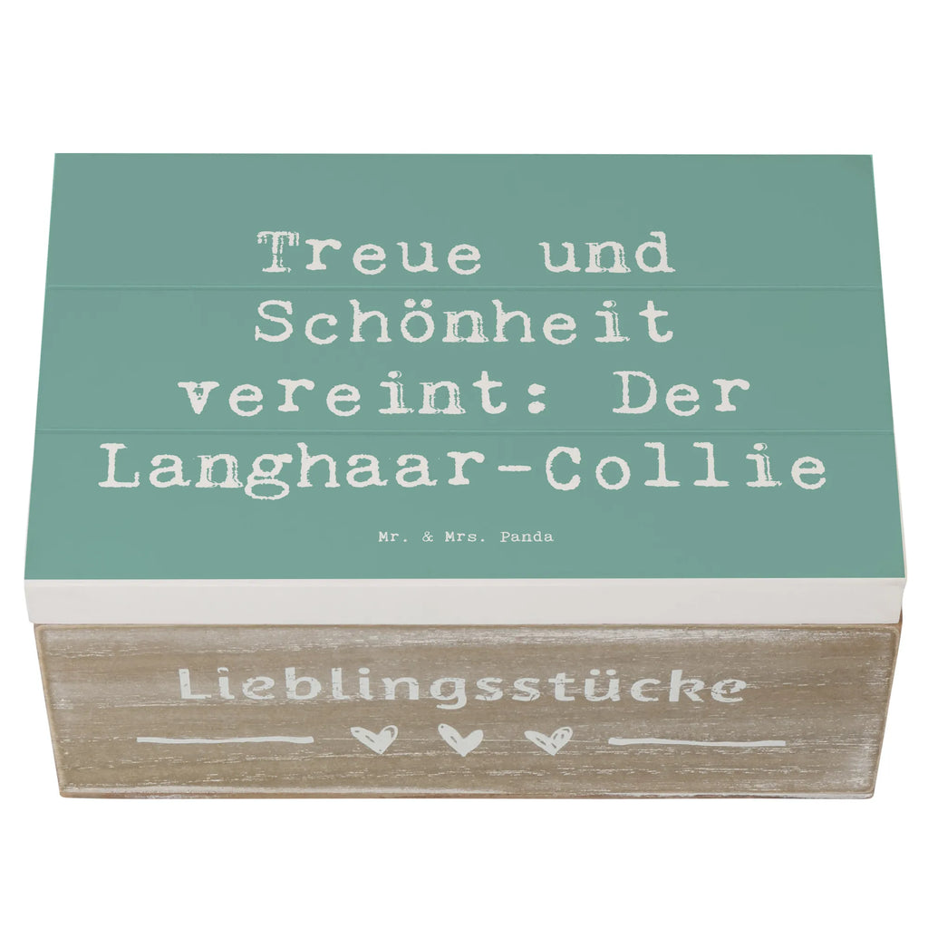 Holzkiste Spruch Langhaar Collie Geschenkdose, Geschenkbox, Holzkiste, Truhe, Schatzkiste, Dekokiste, Erinnerungsbox, Schatulle, Aufbewahrungsbox, XXL, Kiste, Erinnerungskiste, Hund, Hunderasse, Rassehund, Hundebesitzer, Geschenk, Tierfreund, Schenken, Welpe