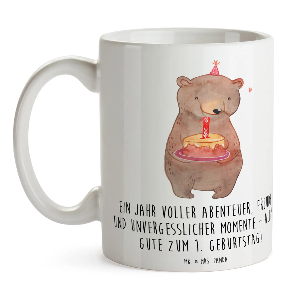 Tasse 1. Geburtstag Abenteuer Keramiktasse, Teetasse, Tasse mit Motiven, Kaffeetasse, Bürotasse, Tasse mit Zitaten, Porzellantasse, Geschenktasse, Tasse, Geburtstag, Geburtstagsgeschenk, Geschenk