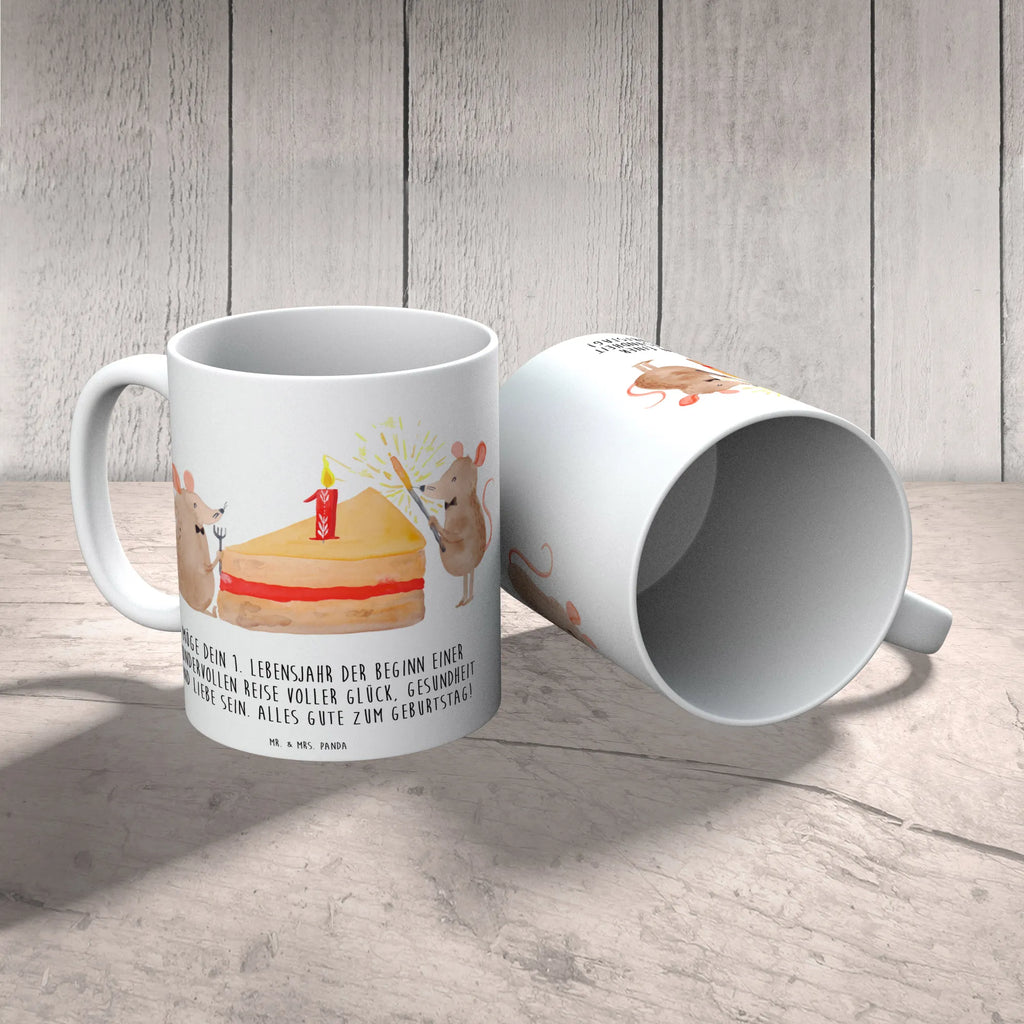 Tasse 1. Geburtstag Reise Tasse mit Motiven, Tasse mit Zitaten, Keramiktasse, Bürotasse, Porzellantasse, Tasse, Geschenktasse, Teetasse, Kaffeetasse, Geburtstag, Geburtstagsgeschenk, Geschenk