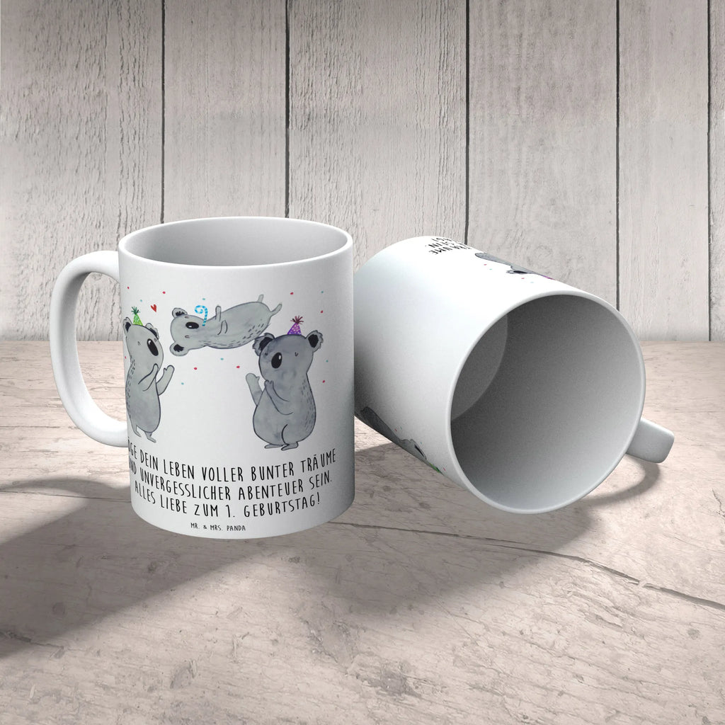Tasse Alles Liebe zum 1. Geburtstag Keramiktasse, Tasse mit Zitaten, Geschenktasse, Tasse, Kaffeetasse, Teetasse, Porzellantasse, Tasse mit Motiven, Bürotasse, Geburtstag, Geburtstagsgeschenk, Geschenk