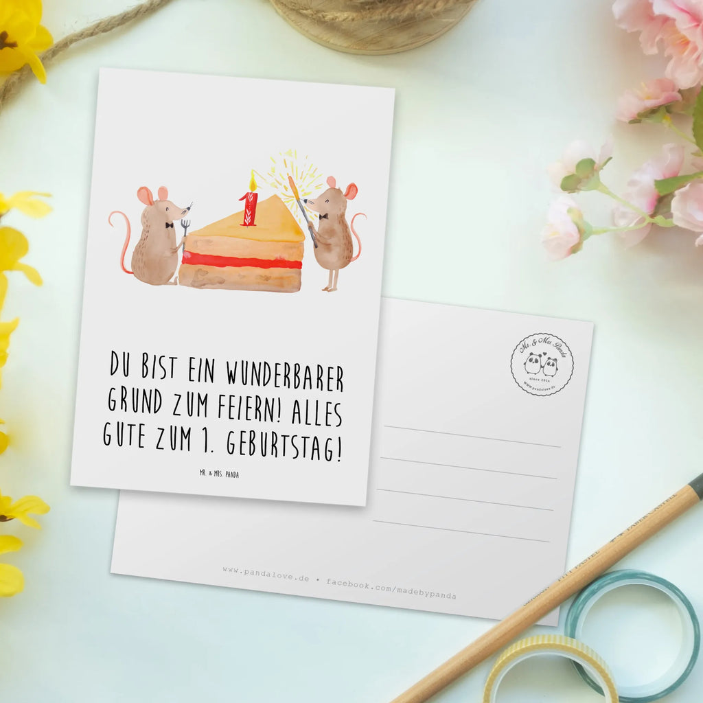Postcard Du bist ein wunderbarer Grund zum Feiern! Alles Gute zum 1. Geburtstag! Einladung, Geburtstagskarte, Karte, Geschenkkarte, Ansichtskarte, Ansichtskarten, Einladungskarte, Dankeskarte, Postkarte, Grußkarte, Einladungskarten Geburtstag, Einladung Geburtstag, Geburtstag, Geburtstagsgeschenk, Geschenk