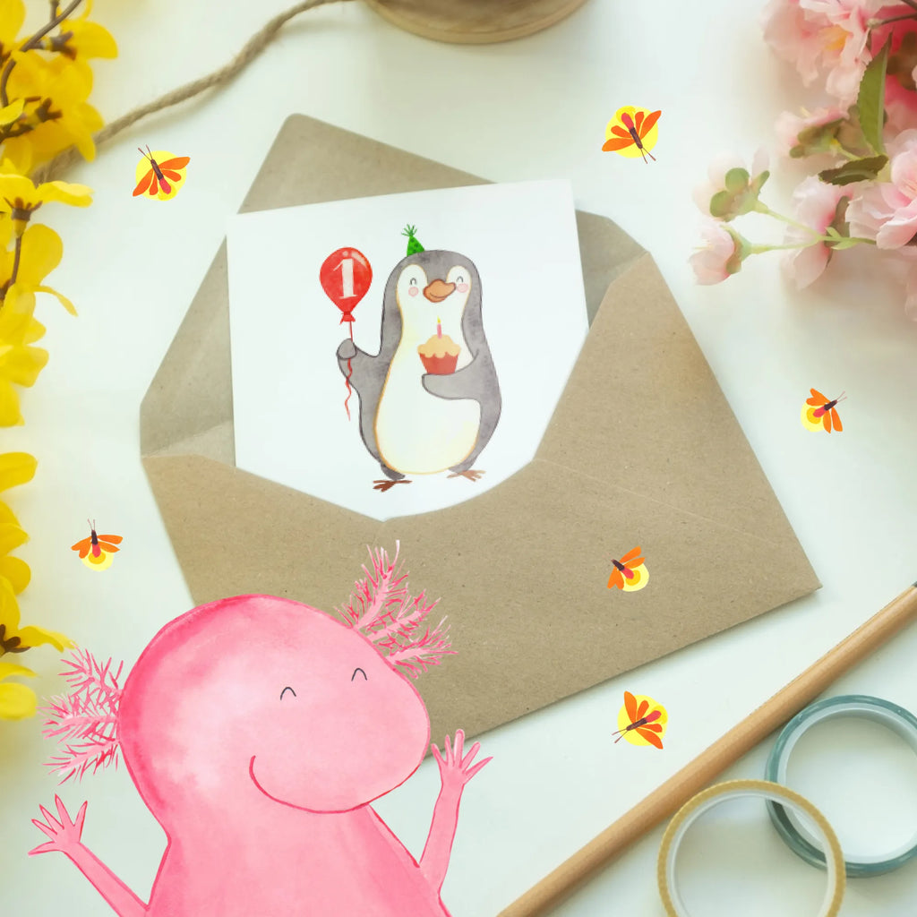 Greetings card Alle Liebe zum 1. Geburtstag, kleiner Sonnenschein! Möge dein Leben voller Freude und Wunder sein. Einladungskarte, Karte, Klappkarte, Geburtstagskarte, Grußkarte, Hochzeitskarte, Ansichtskarten, Glückwunschkarte, Geburtstag, Geburtstagsgeschenk, Geschenk