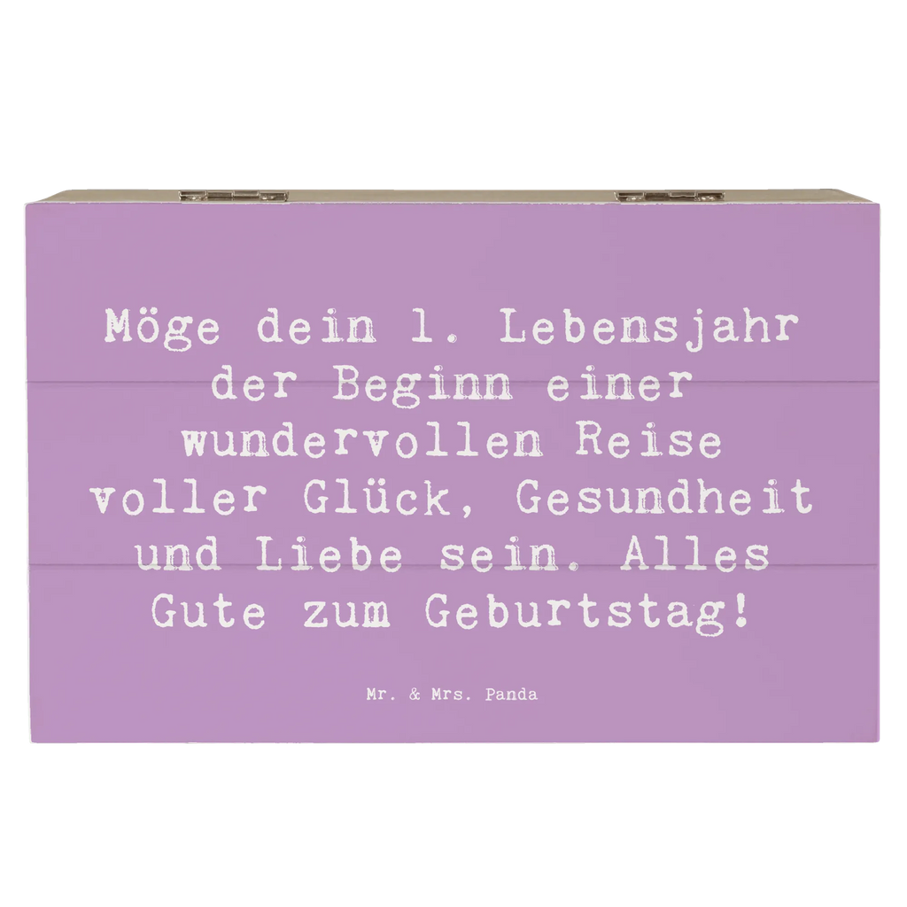 Holzkiste Spruch 1. Geburtstag Reise Geschenkbox, Dekokiste, Schatulle, Aufbewahrungsbox, Kiste, Holzkiste, Truhe, Erinnerungskiste, Erinnerungsbox, Geschenkdose, Schatzkiste, XXL, Geburtstag, Geburtstagsgeschenk, Geschenk