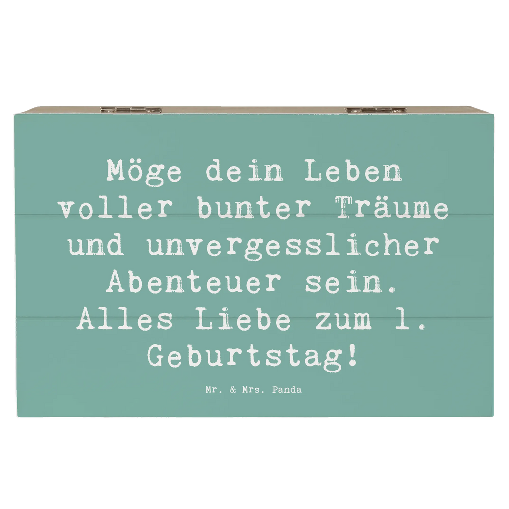 Holzkiste Spruch Alles Liebe zum 1. Geburtstag Schatulle, Kiste, Geschenkbox, Holzkiste, Truhe, Erinnerungsbox, Erinnerungskiste, Aufbewahrungsbox, Dekokiste, Schatzkiste, XXL, Geschenkdose, Geburtstag, Geburtstagsgeschenk, Geschenk