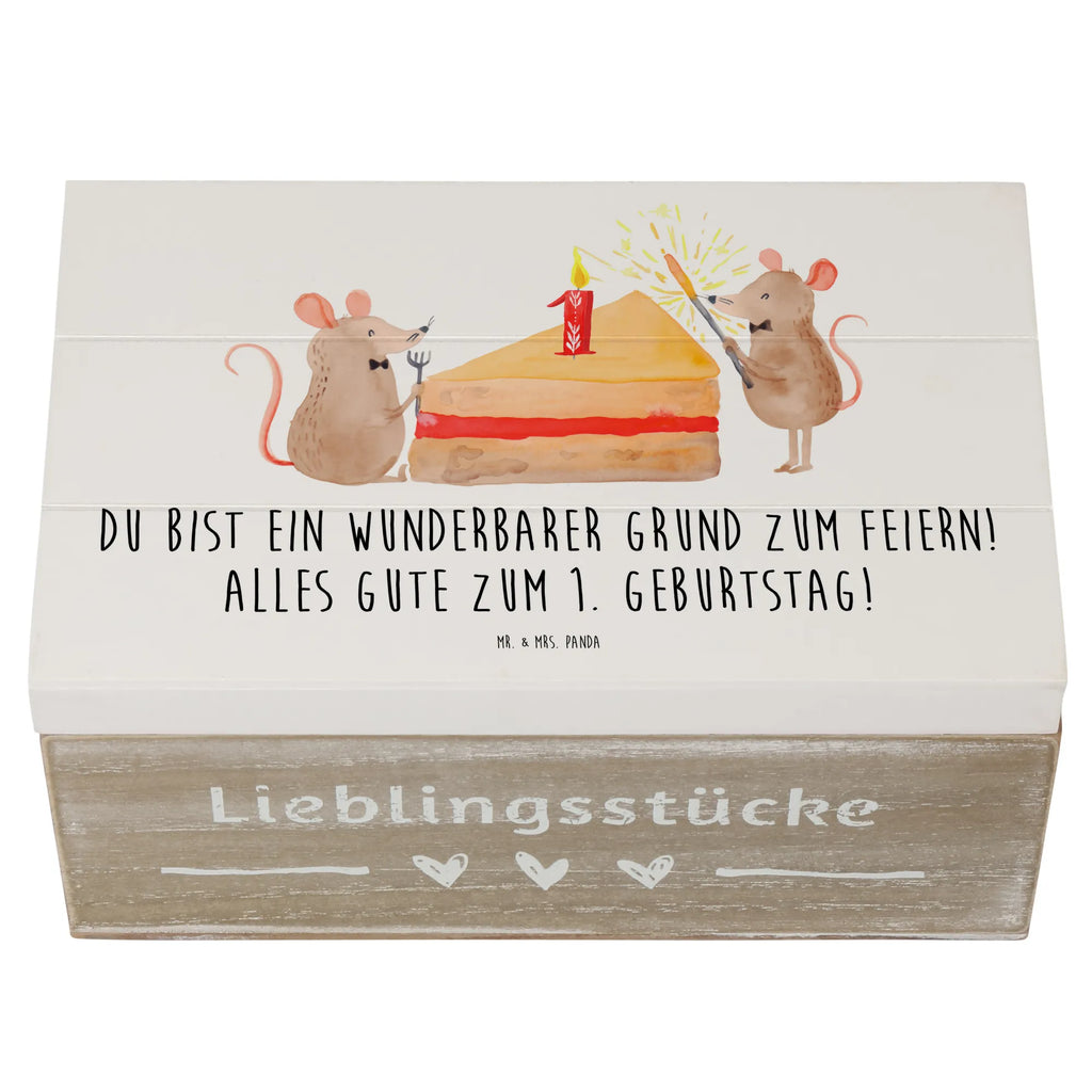 Holzkiste 1. Geburtstag Feiern Geschenkbox, Dekokiste, Kiste, Schatulle, Schatzkiste, Geschenkdose, XXL, Erinnerungskiste, Holzkiste, Erinnerungsbox, Truhe, Aufbewahrungsbox, Geburtstag, Geburtstagsgeschenk, Geschenk