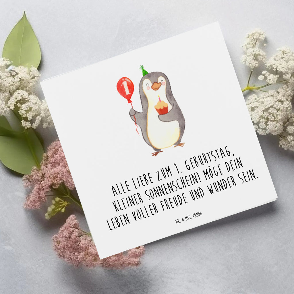 Deluxe Karte 1. Geburtstag Sonnenschein Hochwertige Klappkarte, Grußkarte, Karte, Hochwertige Grußkarte, Hochzeitskarte, Einladungskarte, Glückwunschkarte, Klappkarte, Geburtstagskarte, Geburtstag, Geburtstagsgeschenk, Geschenk