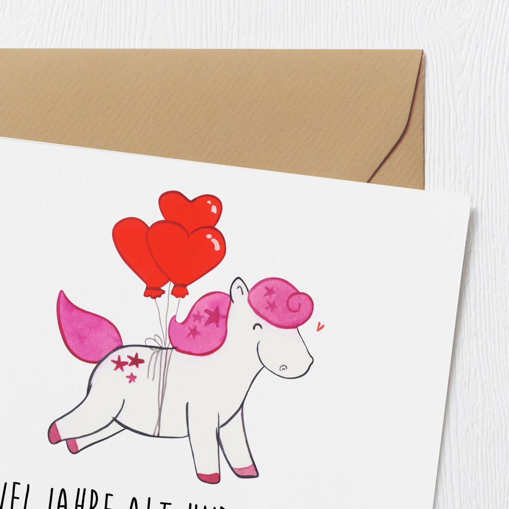 Deluxe Karte 2. Geburtstag Hochwertige Klappkarte, Einladungskarte, Klappkarte, Hochzeitskarte, Karte, Hochwertige Grußkarte, Glückwunschkarte, Geburtstagskarte, Grußkarte, Geburtstag, Geburtstagsgeschenk, Geschenk