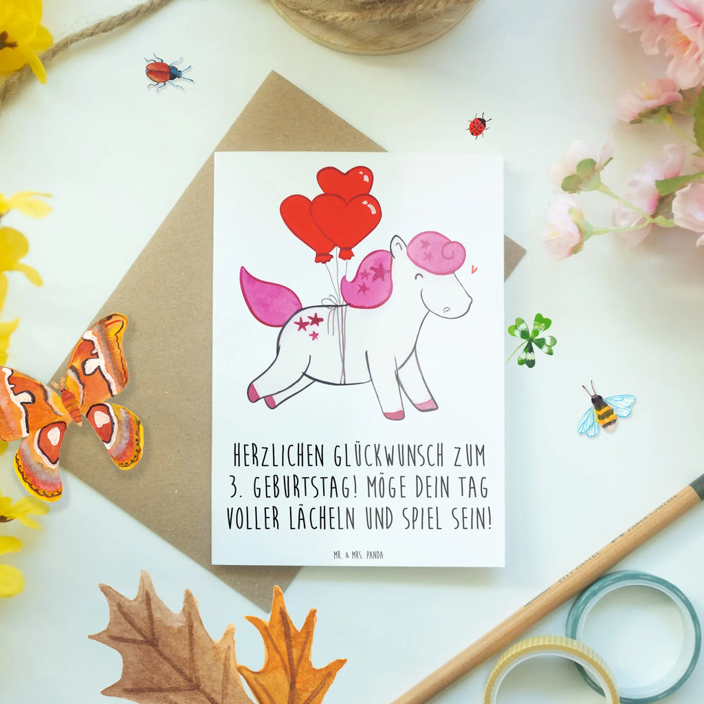 Grußkarte 3. Geburtstag Lächeln und Spiel Hochzeitskarte, Glückwunschkarte, Grußkarte, Geburtstagskarte, Einladungskarte, Karte, Ansichtskarten, Klappkarte, Geburtstag, Geburtstagsgeschenk, Geschenk