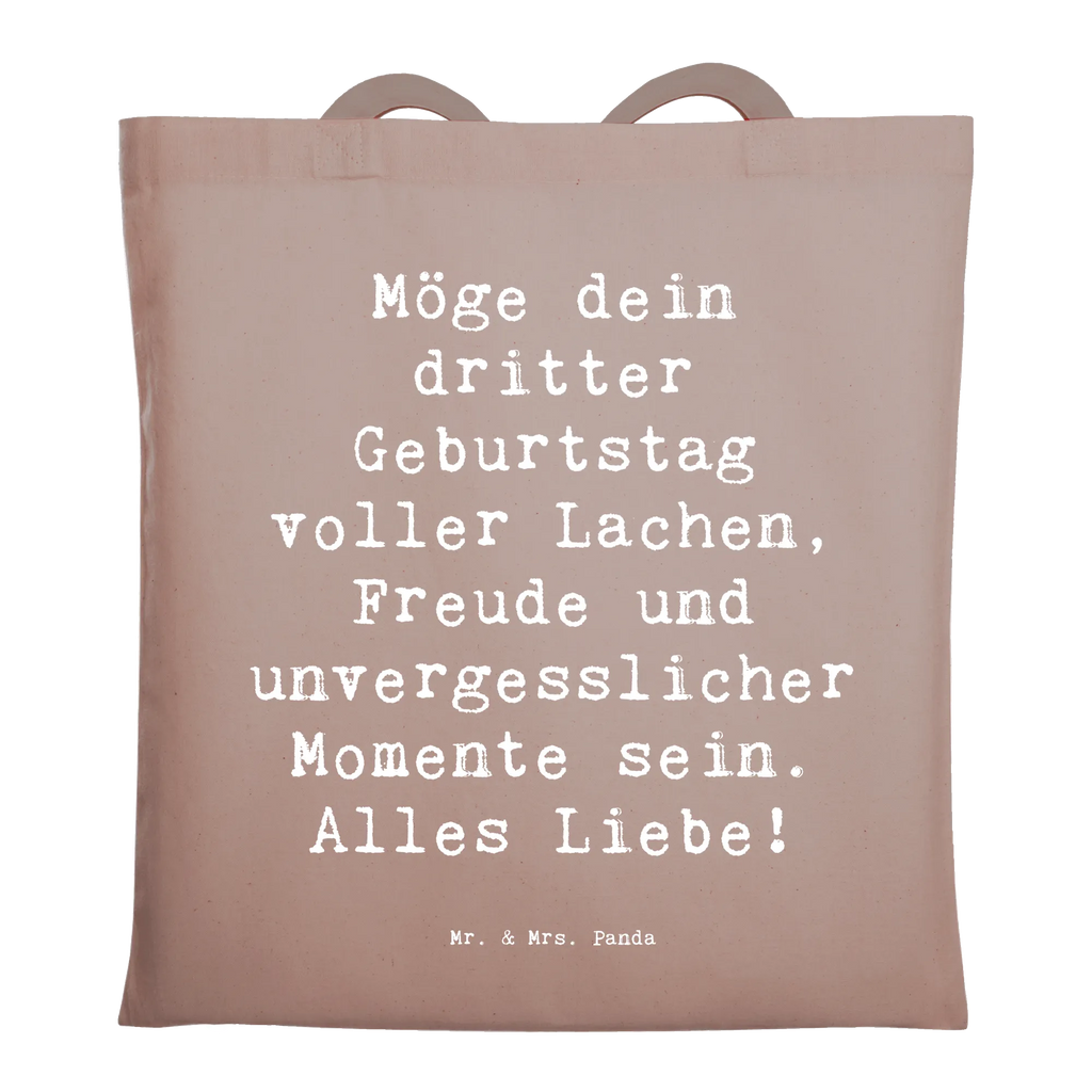Tragetasche Spruch 3. Geburtstag Glück Beuteltasche, Beutel, Einkaufstasche, Jutebeutel, Stoffbeutel, Tasche, Shopper, Umhängetasche, Strandtasche, Schultertasche, Stofftasche, Tragetasche, Badetasche, Jutetasche, Einkaufstüte, Laptoptasche, Geburtstag, Geburtstagsgeschenk, Geschenk