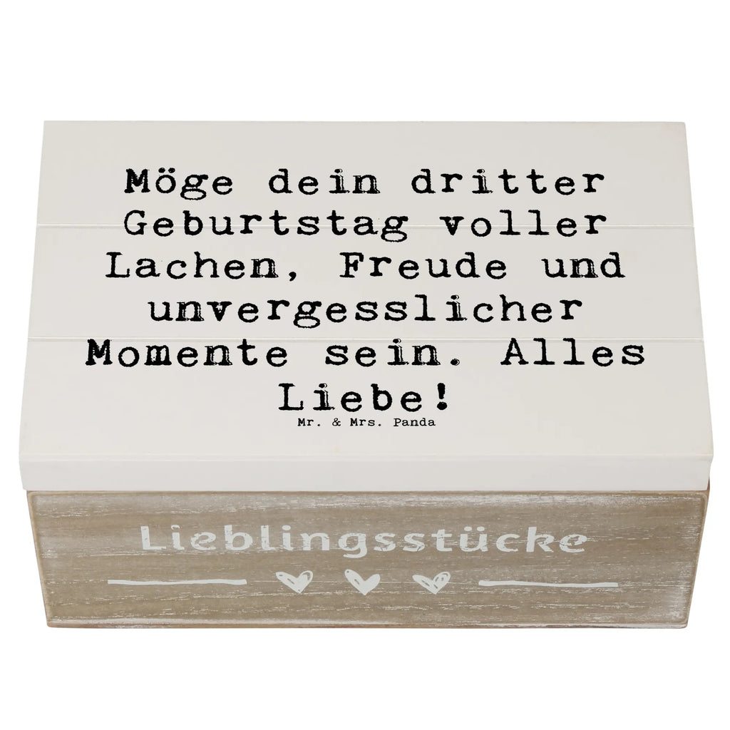 Holzkiste Spruch 3. Geburtstag Glück Geschenkdose, Kiste, XXL, Holzkiste, Geschenkbox, Erinnerungskiste, Erinnerungsbox, Schatulle, Truhe, Dekokiste, Schatzkiste, Aufbewahrungsbox, Geburtstag, Geburtstagsgeschenk, Geschenk