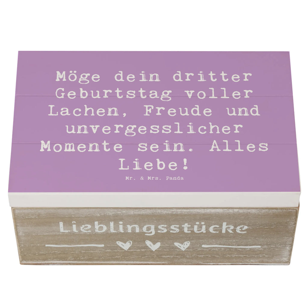 Holzkiste Spruch 3. Geburtstag Glück Geschenkdose, Kiste, XXL, Holzkiste, Geschenkbox, Erinnerungskiste, Erinnerungsbox, Schatulle, Truhe, Dekokiste, Schatzkiste, Aufbewahrungsbox, Geburtstag, Geburtstagsgeschenk, Geschenk