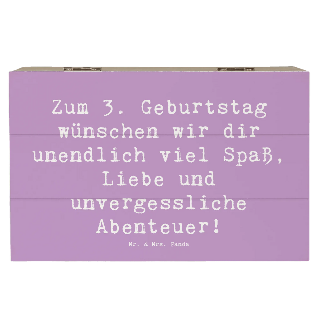 Holzkiste Spruch 3. Geburtstag XXL, Aufbewahrungsbox, Holzkiste, Erinnerungsbox, Truhe, Kiste, Dekokiste, Erinnerungskiste, Schatzkiste, Geschenkbox, Schatulle, Geschenkdose, Geburtstag, Geburtstagsgeschenk, Geschenk