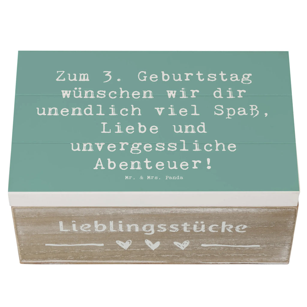 Holzkiste Spruch 3. Geburtstag XXL, Aufbewahrungsbox, Holzkiste, Erinnerungsbox, Truhe, Kiste, Dekokiste, Erinnerungskiste, Schatzkiste, Geschenkbox, Schatulle, Geschenkdose, Geburtstag, Geburtstagsgeschenk, Geschenk
