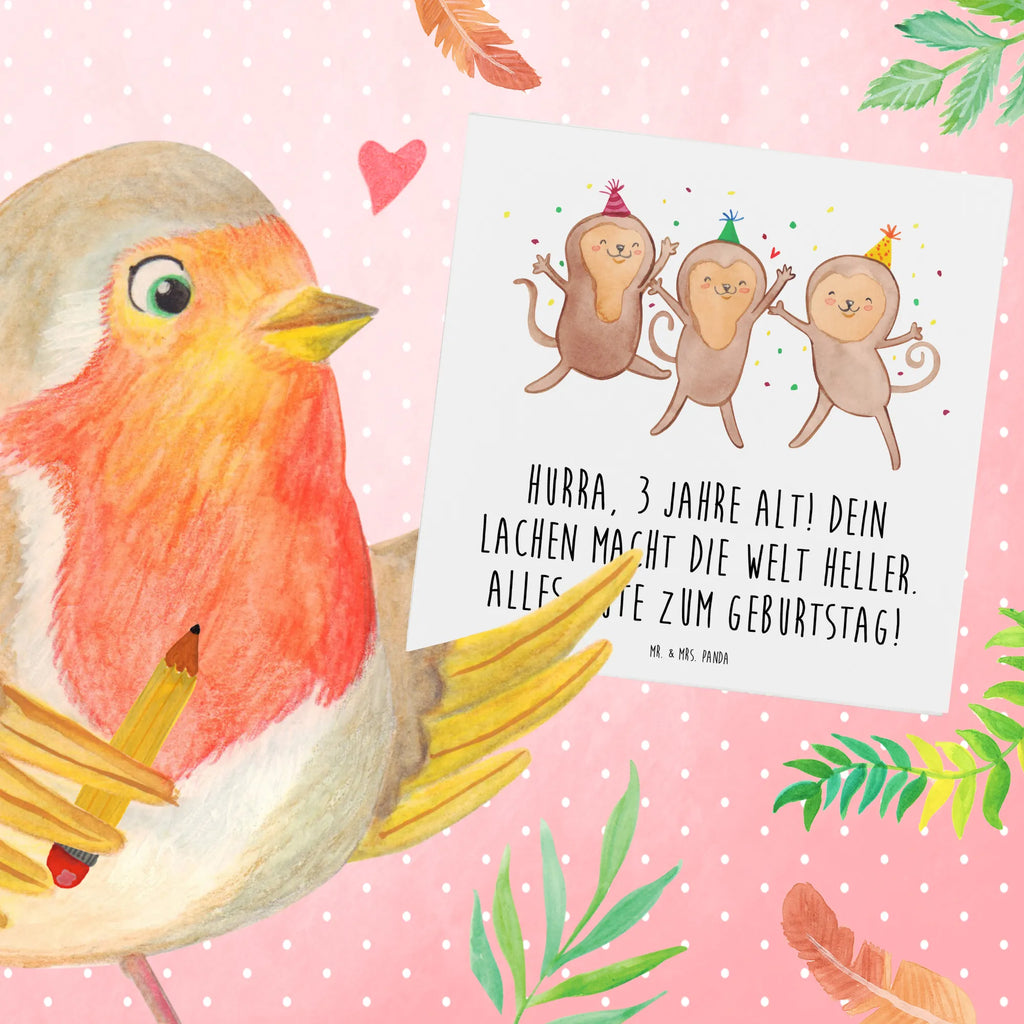 Deluxe Karte 3. Geburtstag Jubel Geburtstagskarte, Hochwertige Grußkarte, Einladungskarte, Glückwunschkarte, Grußkarte, Klappkarte, Hochwertige Klappkarte, Hochzeitskarte, Karte, Geburtstag, Geburtstagsgeschenk, Geschenk