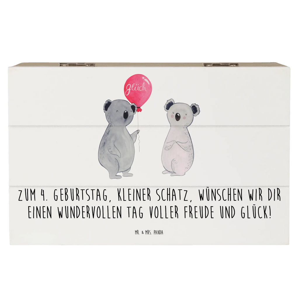 Holzkiste 4. Geburtstag Kiste, Schatulle, Dekokiste, Holzkiste, Erinnerungskiste, Erinnerungsbox, Aufbewahrungsbox, XXL, Schatzkiste, Truhe, Geschenkbox, Geschenkdose, Geburtstag, Geburtstagsgeschenk, Geschenk