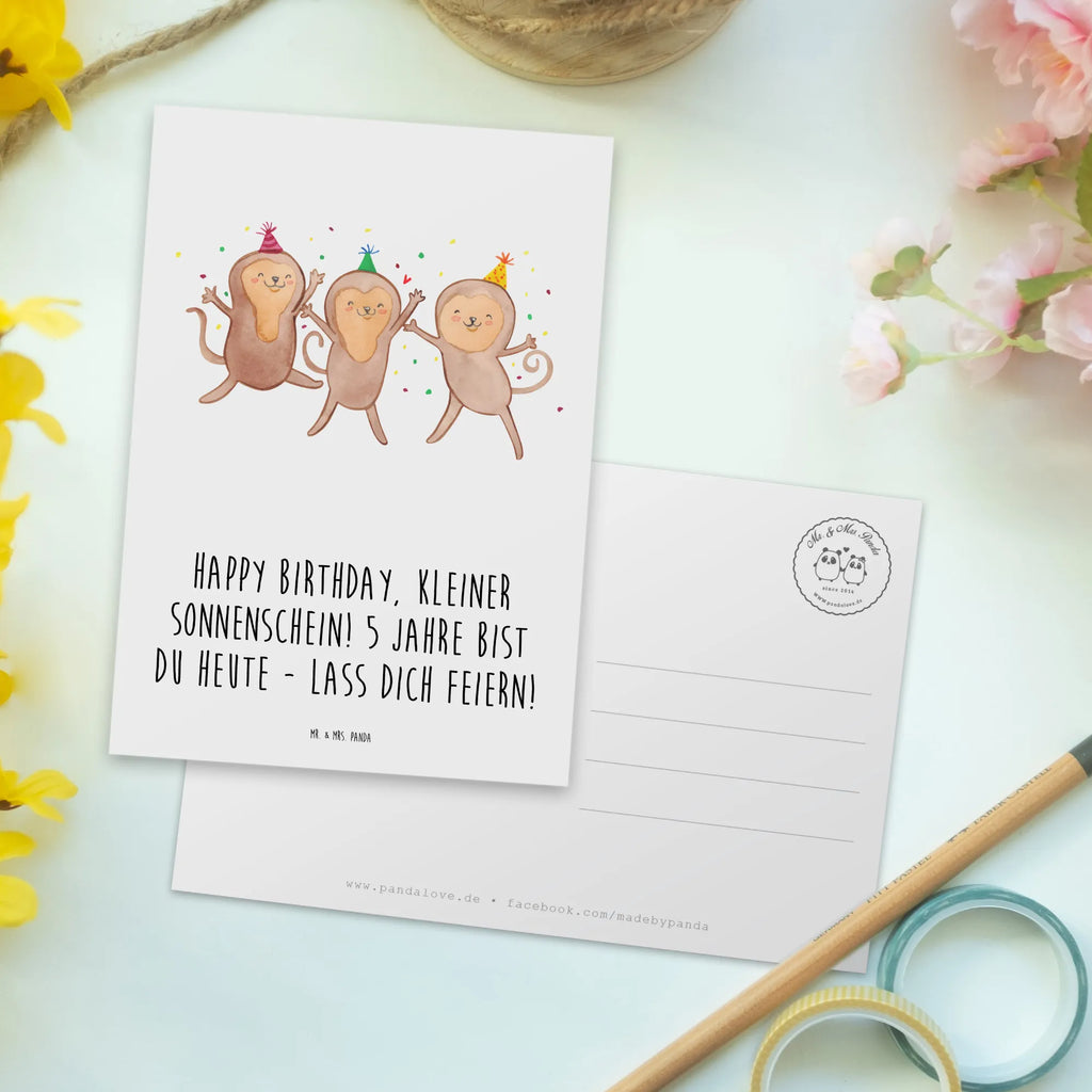 Postcard Happy Birthday, kleiner Sonnenschein! 5 Jahre bist du heute - lass dich feiern! Einladung Geburtstag, Karte, Geschenkkarte, Einladungskarte, Grußkarte, Geburtstagskarte, Einladung, Dankeskarte, Postkarte, Ansichtskarten, Einladungskarten Geburtstag, Ansichtskarte, Geburtstag, Geburtstagsgeschenk, Geschenk
