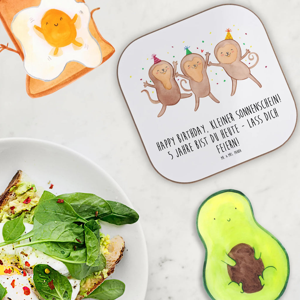 Square coaster Happy Birthday, kleiner Sonnenschein! 5 Jahre bist du heute - lass dich feiern! Untersetzer, Bierdeckel, Korkuntersetzer, Untersetzer Holz, Untersetzer Design, Getränkeuntersetzer, Untersetzer aus Holz, Tassen Untersetzer, Holzuntersetzer, Glasuntersetzer, Untersetzer Gläser, Untersetzer für Gläser, Geburtstag, Geburtstagsgeschenk, Geschenk