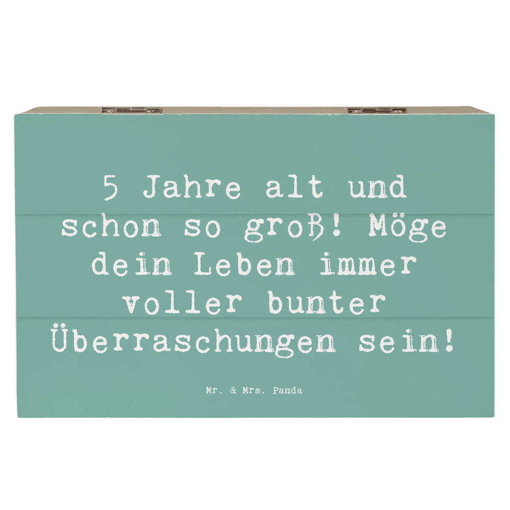 Holzkiste Spruch 5. Geburtstag Schatulle, Geschenkdose, Kiste, Truhe, Dekokiste, Geschenkbox, Schatzkiste, XXL, Holzkiste, Aufbewahrungsbox, Erinnerungskiste, Erinnerungsbox, Geburtstag, Geburtstagsgeschenk, Geschenk