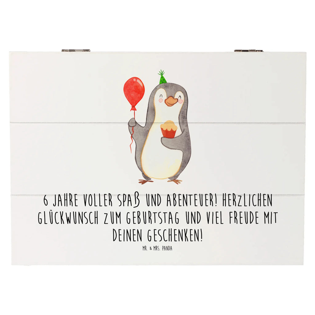 Holzkiste 6. Geburtstag Freude Schatzkiste, Truhe, Geschenkdose, Erinnerungsbox, Aufbewahrungsbox, Erinnerungskiste, Holzkiste, Geschenkbox, Dekokiste, Schatulle, XXL, Kiste, Geburtstag, Geburtstagsgeschenk, Geschenk