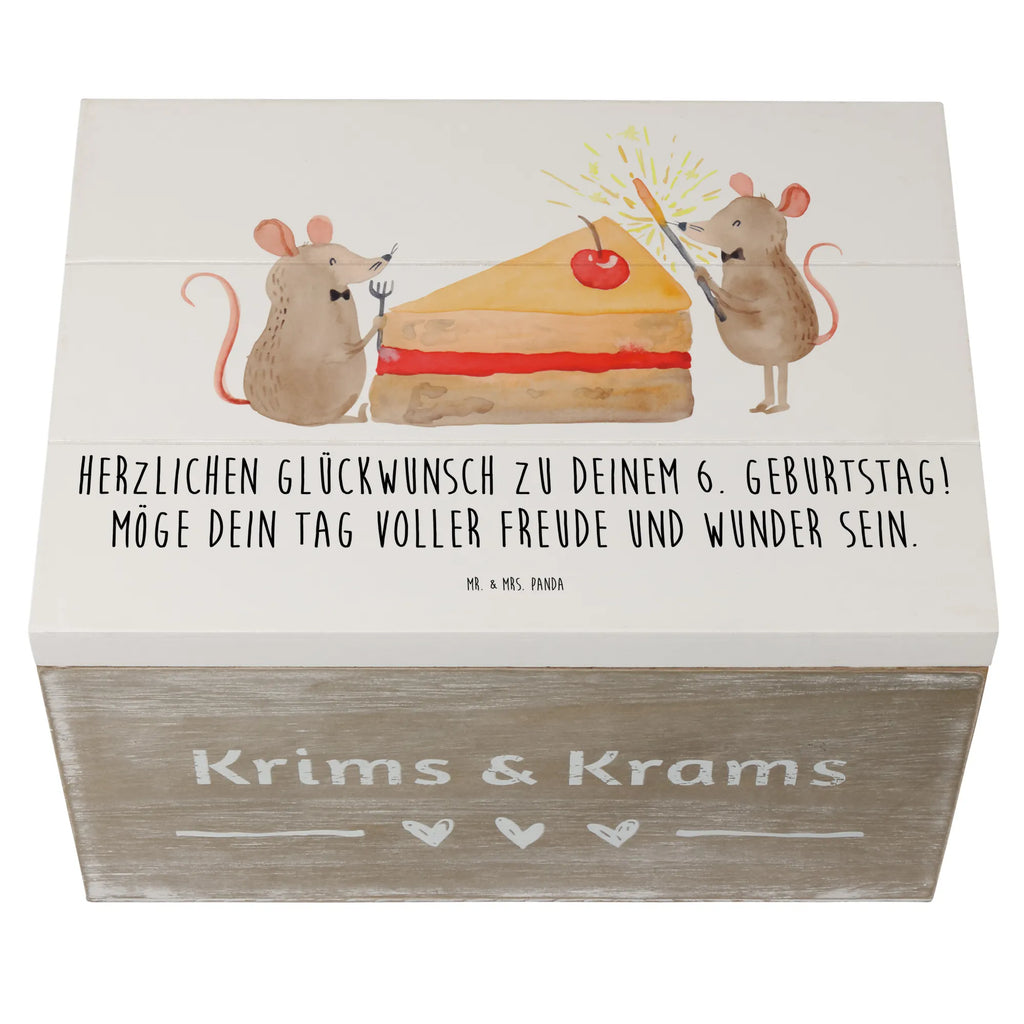Holzkiste 6. Geburtstag Holzkiste, Truhe, Schatulle, Erinnerungskiste, XXL, Schatzkiste, Erinnerungsbox, Geschenkbox, Aufbewahrungsbox, Kiste, Geschenkdose, Dekokiste, Geburtstag, Geburtstagsgeschenk, Geschenk