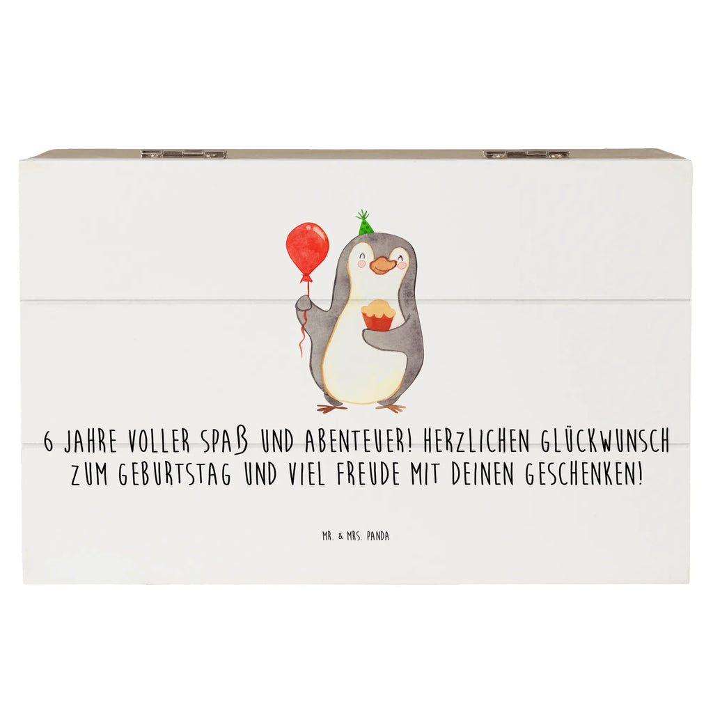 Holzkiste 6. Geburtstag Freude Schatzkiste, Truhe, Geschenkdose, Erinnerungsbox, Aufbewahrungsbox, Erinnerungskiste, Holzkiste, Geschenkbox, Dekokiste, Schatulle, XXL, Kiste, Geburtstag, Geburtstagsgeschenk, Geschenk