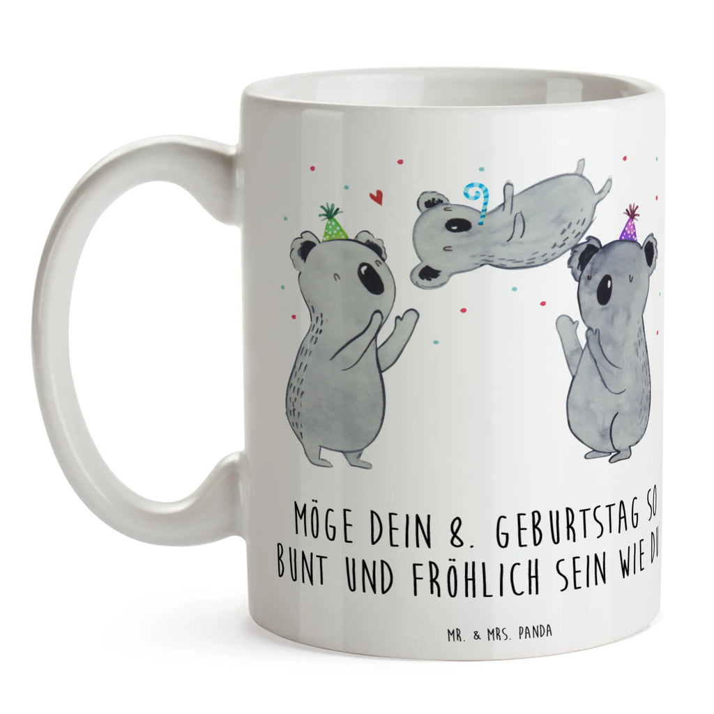 Mug Möge dein 8. Geburtstag so bunt und fröhlich sein wie du! Teetasse, Geschenktasse, Porzellantasse, Kaffeetasse, Keramiktasse, Tasse mit Motiven, Tasse, Bürotasse, Tasse mit Zitaten, Geburtstag, Geburtstagsgeschenk, Geschenk