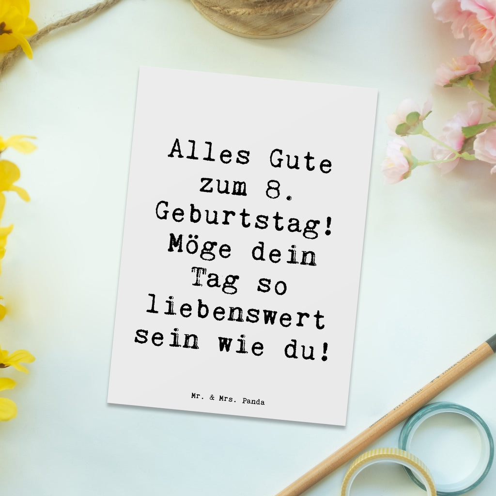 Postkarte Spruch 8. Geburtstag Karte, Ansichtskarten, Dankeskarte, Ansichtskarte, Einladungskarten Geburtstag, Einladung, Geschenkkarte, Postkarte, Geburtstagskarte, Grußkarte, Einladung Geburtstag, Einladungskarte, Geburtstag, Geburtstagsgeschenk, Geschenk