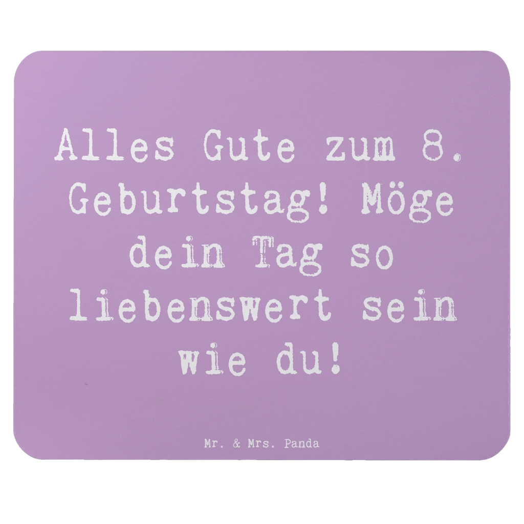 Mauspad Spruch 8. Geburtstag Mausunterlage, Arbeitszimmer, Mauspad Büro, Büroausstattung, Computer zubehör, Mousepad, Mauspad, PC Zubehör, Einzigartiges Mauspad, Designer Mauspad, Geburtstag, Geburtstagsgeschenk, Geschenk