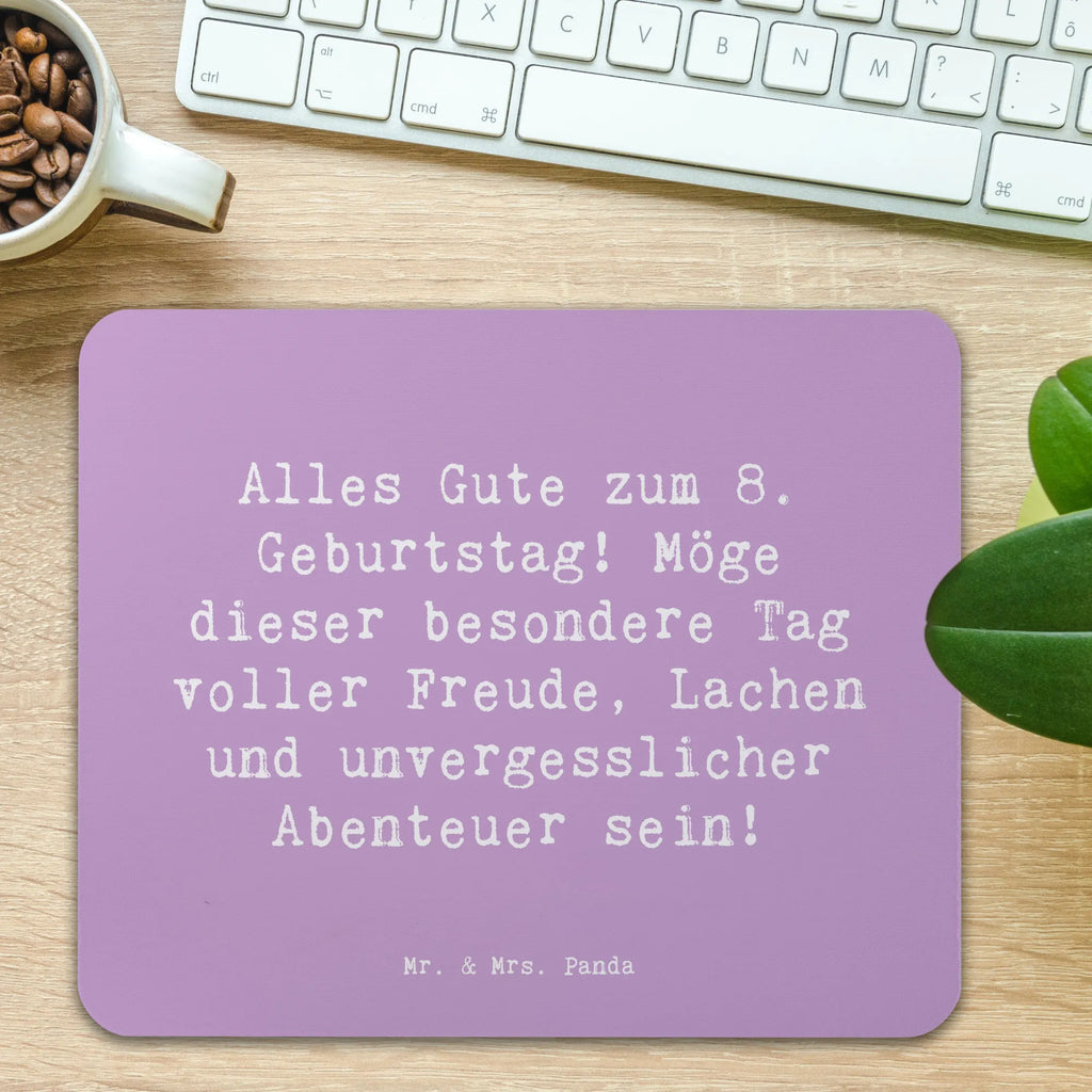 Mauspad Spruch 8. Geburtstag Abenteuer Mauspad, Büroausstattung, Designer Mauspad, Arbeitszimmer, Einzigartiges Mauspad, Mauspad Büro, Mausunterlage, Computer zubehör, Mousepad, PC Zubehör, Geburtstag, Geburtstagsgeschenk, Geschenk