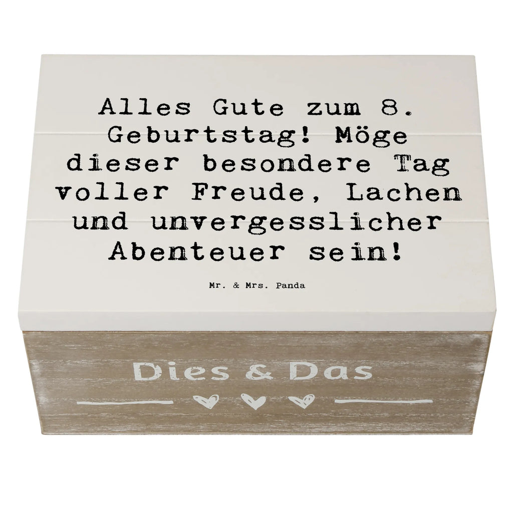 Holzkiste Spruch 8. Geburtstag Abenteuer Dekokiste, Schatzkiste, Holzkiste, Erinnerungskiste, Kiste, Geschenkbox, Aufbewahrungsbox, Truhe, Geschenkdose, XXL, Erinnerungsbox, Schatulle, Geburtstag, Geburtstagsgeschenk, Geschenk