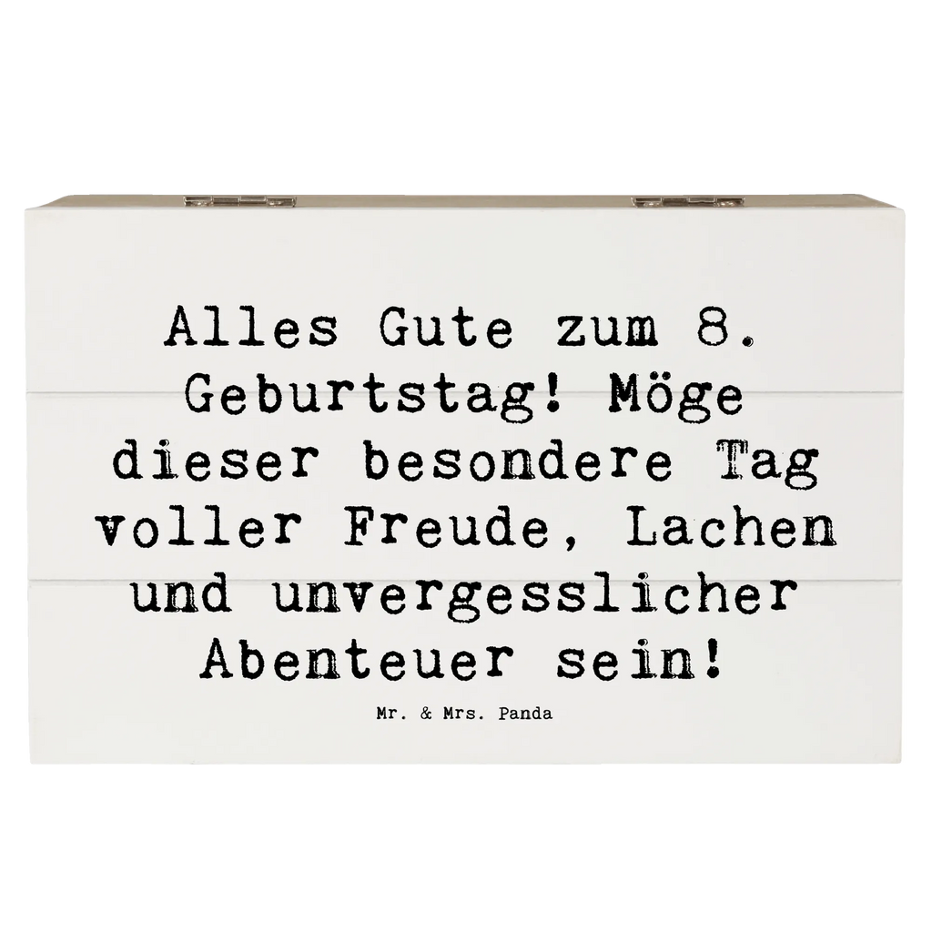 Holzkiste Spruch 8. Geburtstag Abenteuer Dekokiste, Schatzkiste, Holzkiste, Erinnerungskiste, Kiste, Geschenkbox, Aufbewahrungsbox, Truhe, Geschenkdose, XXL, Erinnerungsbox, Schatulle, Geburtstag, Geburtstagsgeschenk, Geschenk