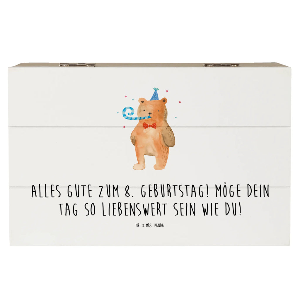 Holzkiste 8. Geburtstag XXL, Aufbewahrungsbox, Erinnerungskiste, Geschenkdose, Schatulle, Truhe, Dekokiste, Kiste, Erinnerungsbox, Holzkiste, Geschenkbox, Schatzkiste, Geburtstag, Geburtstagsgeschenk, Geschenk