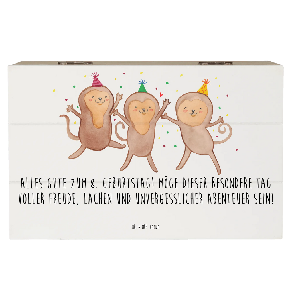 Holzkiste 8. Geburtstag Abenteuer Erinnerungsbox, Kiste, Schatulle, Geschenkbox, Schatzkiste, Holzkiste, Aufbewahrungsbox, XXL, Geschenkdose, Erinnerungskiste, Truhe, Dekokiste, Geburtstag, Geburtstagsgeschenk, Geschenk
