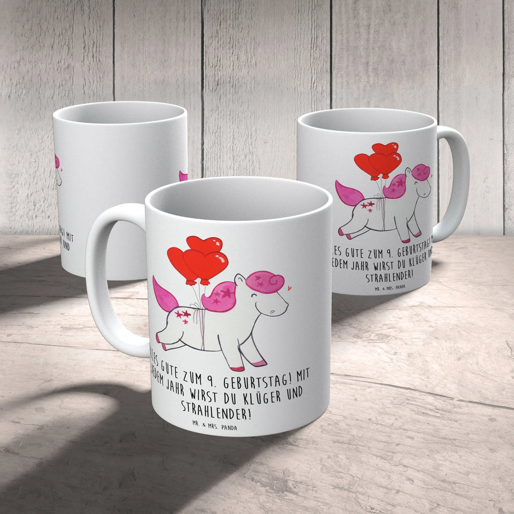 Tasse 9. Geburtstag Wünsche Teetasse, Tasse mit Zitaten, Kaffeetasse, Tasse mit Motiven, Geschenktasse, Porzellantasse, Tasse, Bürotasse, Keramiktasse, Geburtstag, Geburtstagsgeschenk, Geschenk