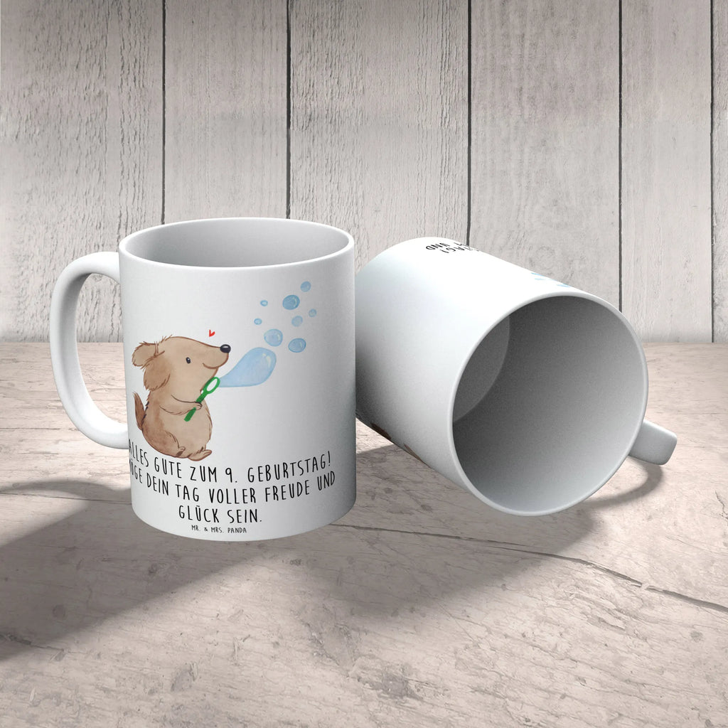 Tasse 9. Geburtstag Freude Tasse, Kaffeetasse, Keramiktasse, Porzellantasse, Teetasse, Geschenktasse, Bürotasse, Tasse mit Zitaten, Tasse mit Motiven, Geburtstag, Geburtstagsgeschenk, Geschenk
