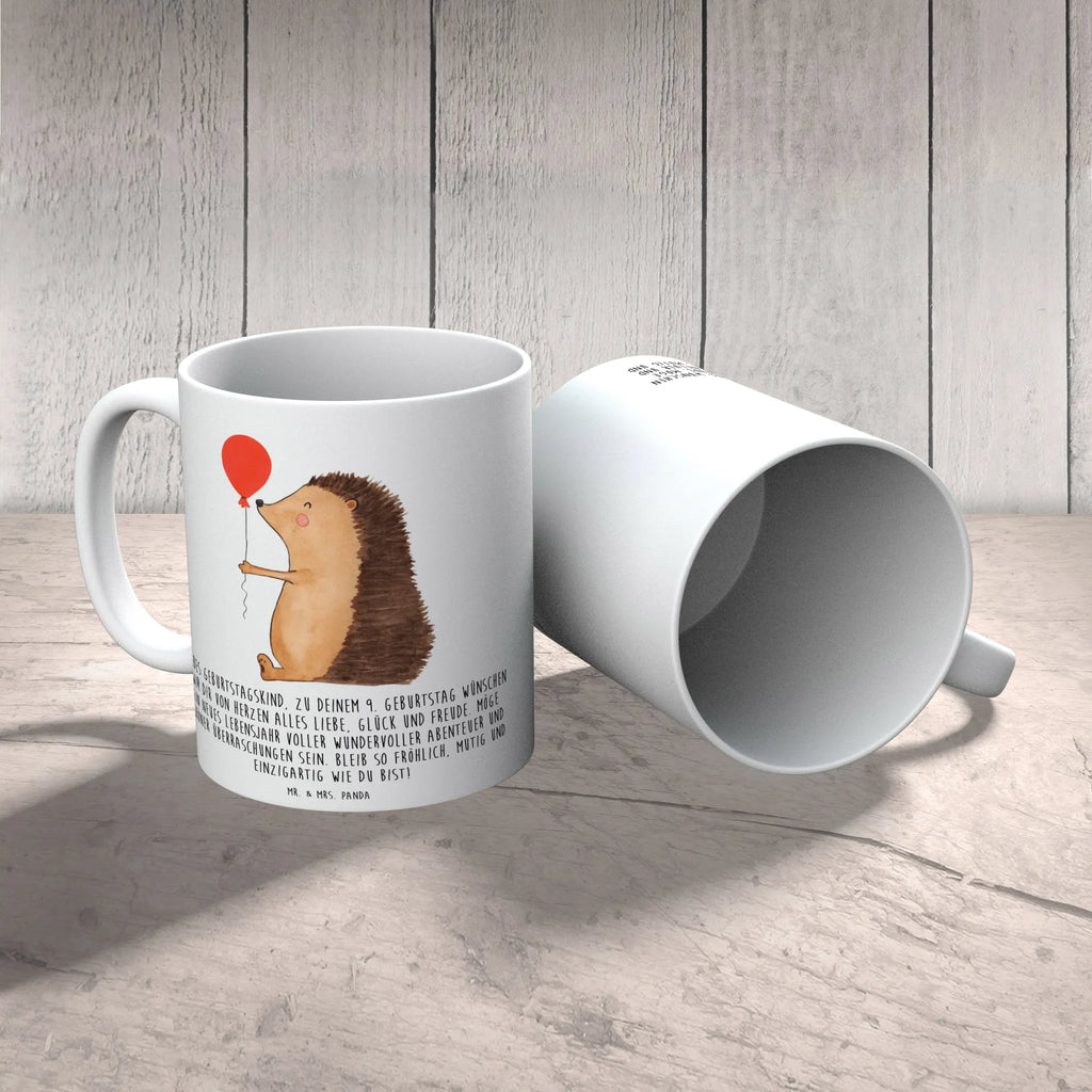 Tasse 9. Geburtstag Glück Tasse, Keramiktasse, Tasse mit Zitaten, Geschenktasse, Bürotasse, Teetasse, Kaffeetasse, Porzellantasse, Tasse mit Motiven, Geburtstag, Geburtstagsgeschenk, Geschenk