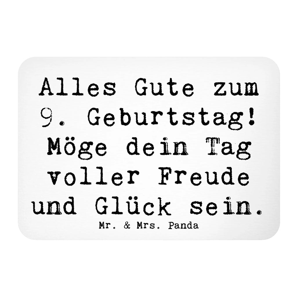 Magnet Saying Alles Gute zum 9. Geburtstag! Möge dein Tag voller Freude und Glück sein. Souvenir Magnet, Pinnwandmagnet, Kühlschrankmagnet, Dekomagnet, Kühlschrank Dekoration, Whiteboard Magnet, Motivmagnete, Notiz Magnet, Geburtstag, Geburtstagsgeschenk, Geschenk