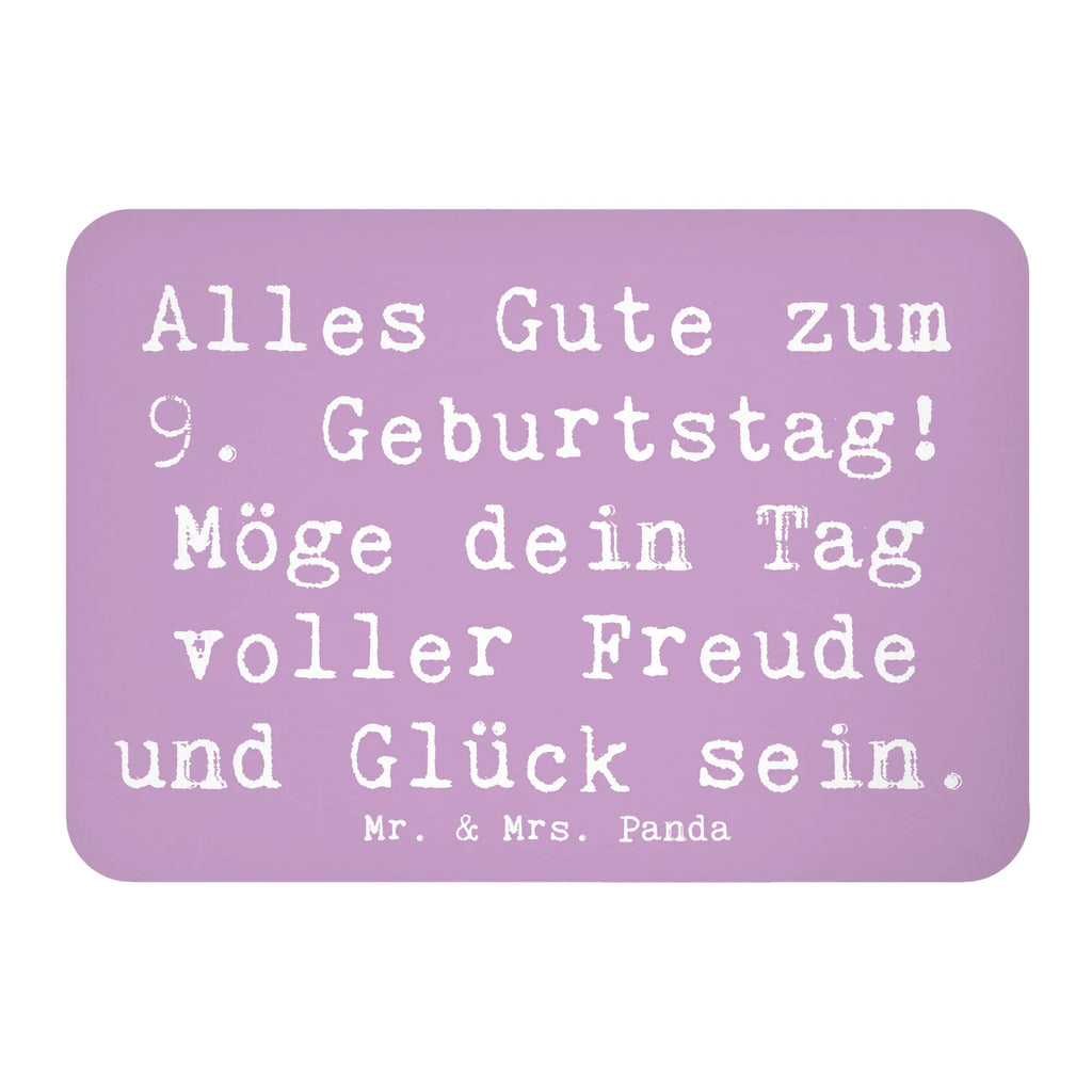 Magnet Saying Alles Gute zum 9. Geburtstag! Möge dein Tag voller Freude und Glück sein. Souvenir Magnet, Pinnwandmagnet, Kühlschrankmagnet, Dekomagnet, Kühlschrank Dekoration, Whiteboard Magnet, Motivmagnete, Notiz Magnet, Geburtstag, Geburtstagsgeschenk, Geschenk
